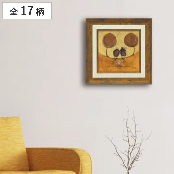 アートパネルサムトフト23.5×23.5cm木目