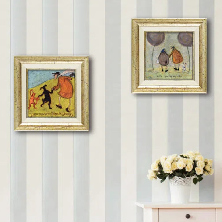 アートパネルサムトフト23.5×23.5cmアンティーク