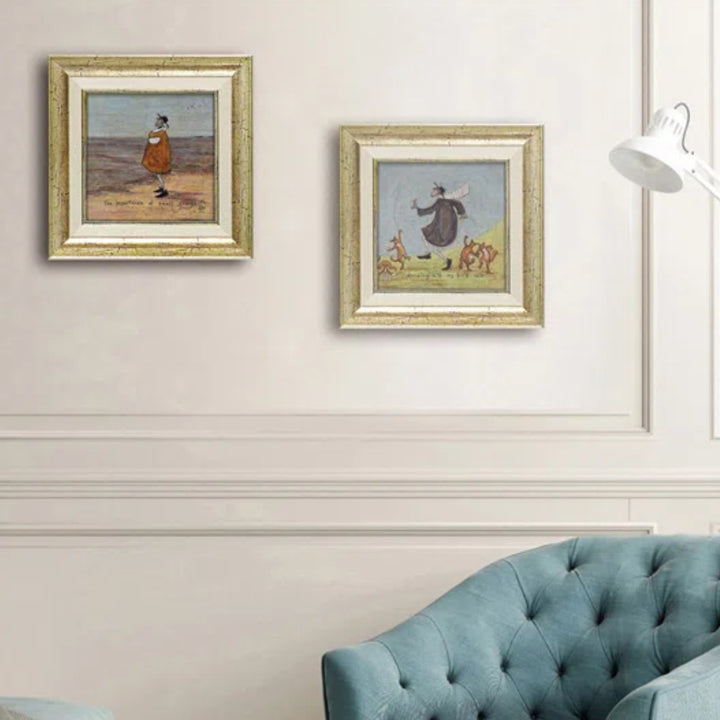 アートパネルサムトフト23.5×23.5cmアンティーク