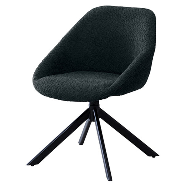 ダイニングチェア回転式座面高44cmヘクサラウンドチェア