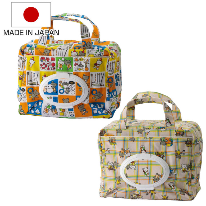 マザーポーチママポーチこぐまちゃんえほんウェットシート蓋付き