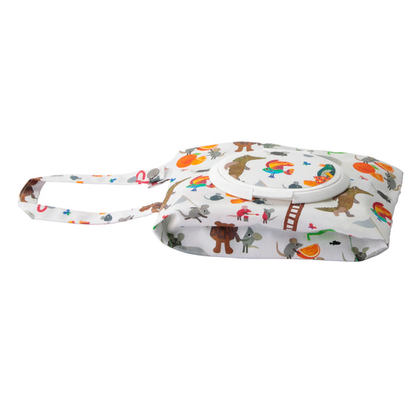 マザーポーチウェットティッシュポーチレオレオニ蓋付き