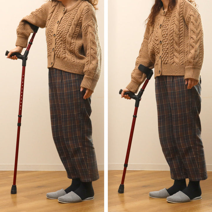 杖前腕部支持型杖オールニーズクラッチU型右手用