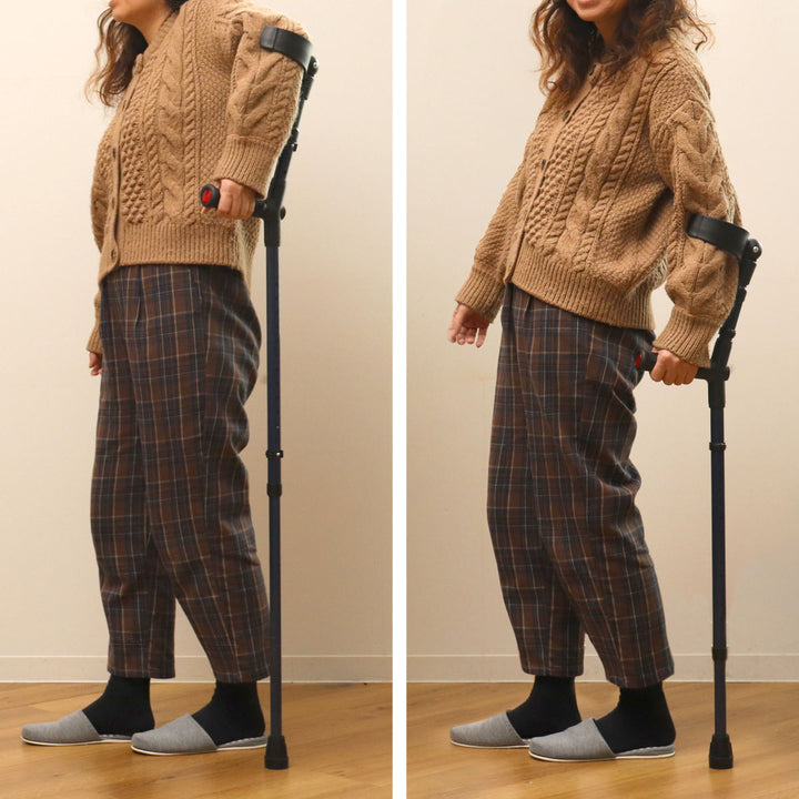 杖前腕部支持型杖オールニーズクラッチO型左手用