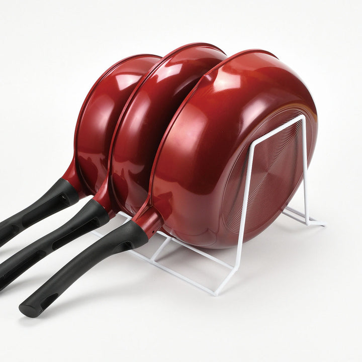 フライパンスタンドキッチンスマイルフライパンラック