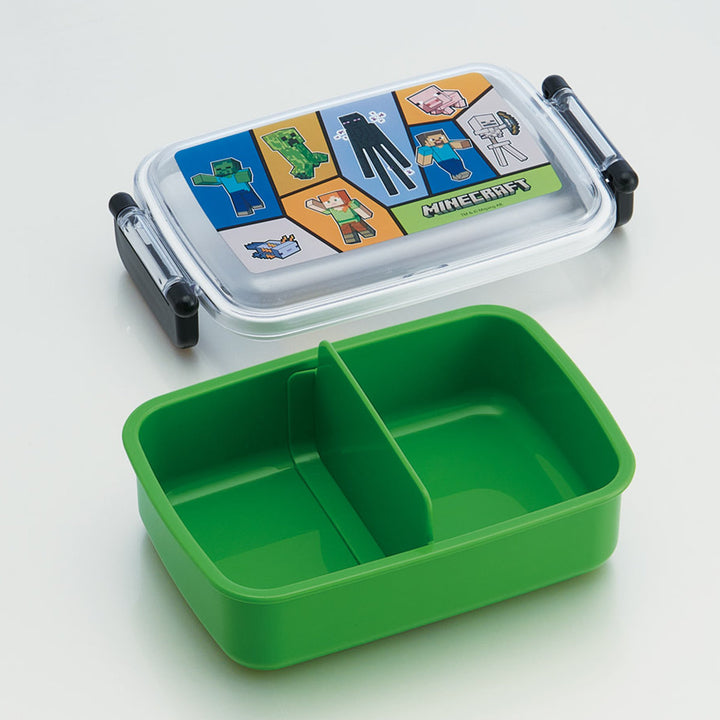 弁当箱450ml1段抗菌ふわっとタイトランチマインクラフト25