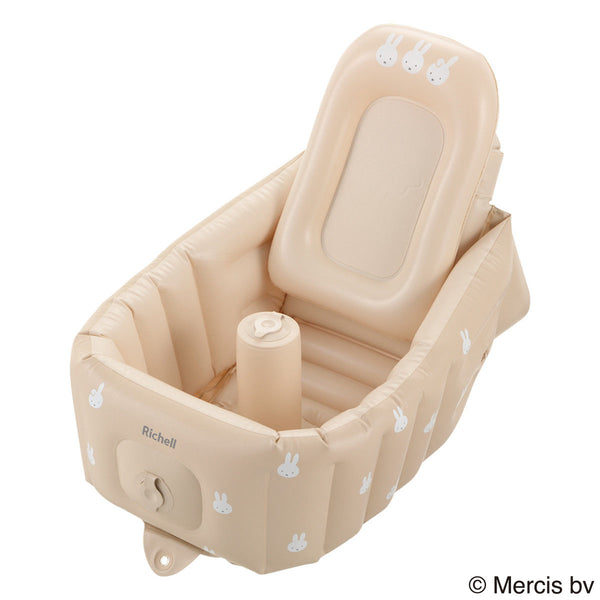 ベビーバスバスチェアふかふかステップアップエアーベビーバスミッフィー