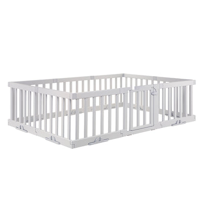 ベビーゲート パーテーションにも使える ベビーサークル 10枚セット ドア付