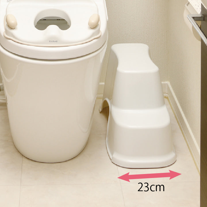 踏み台トイレ用トイレサポートステップスリム2段トイトレ