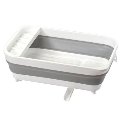 水切りかご キッチンメイト 折りたたみできる 水切りカゴ ポケット付