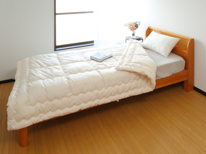 洗濯乾燥機が使える掛け布団低温タンブル対応シングル専用洗濯ネット付き