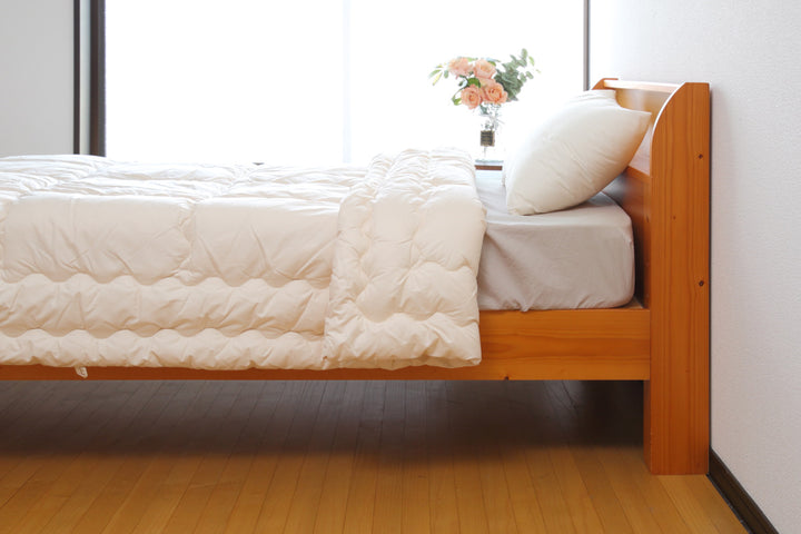 洗濯乾燥機が使える掛け布団低温タンブル対応シングル専用洗濯ネット付き