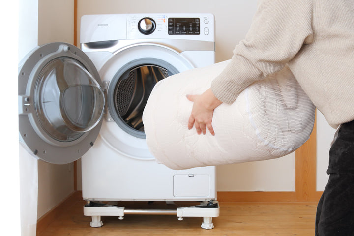 洗濯乾燥機が使える掛け布団低温タンブル対応シングル専用洗濯ネット付き