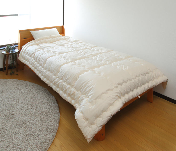 洗濯乾燥機が使える掛け布団低温タンブル対応シングル専用洗濯ネット付き