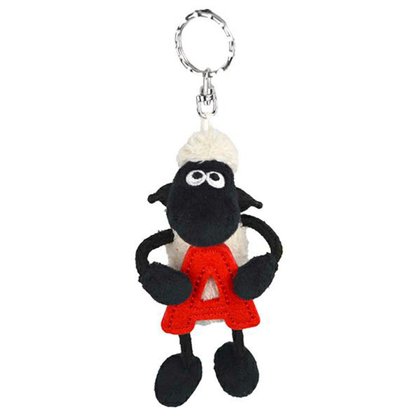 キーホルダービーンバッグひつじのショーンアルファベットフジサンハチマキマスコット10cm