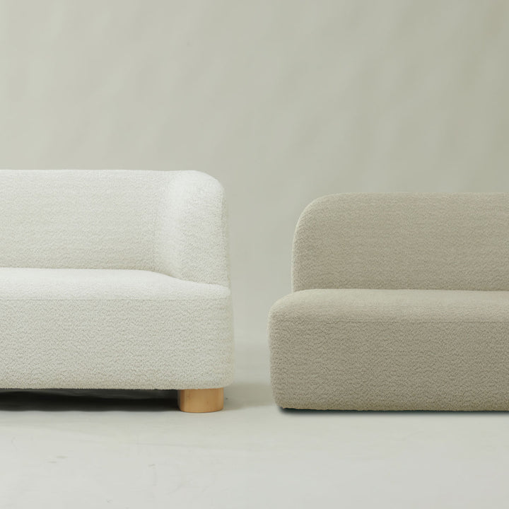 ソファ2人掛け幅115cm左肘タイプコンパクトアームソファアン