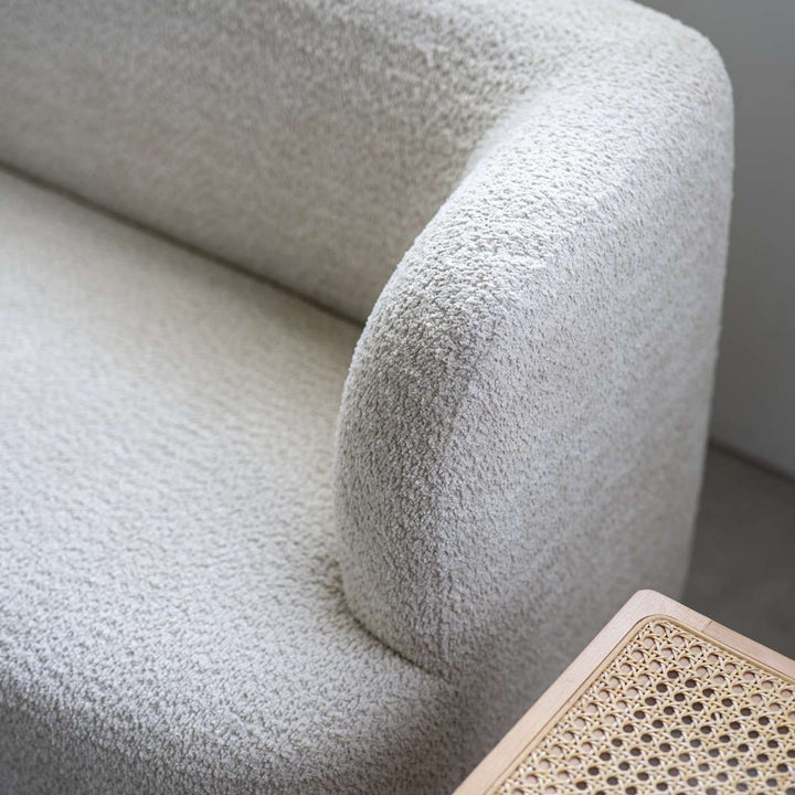 ソファ2人掛け幅115cm左肘タイプコンパクトアームソファアン