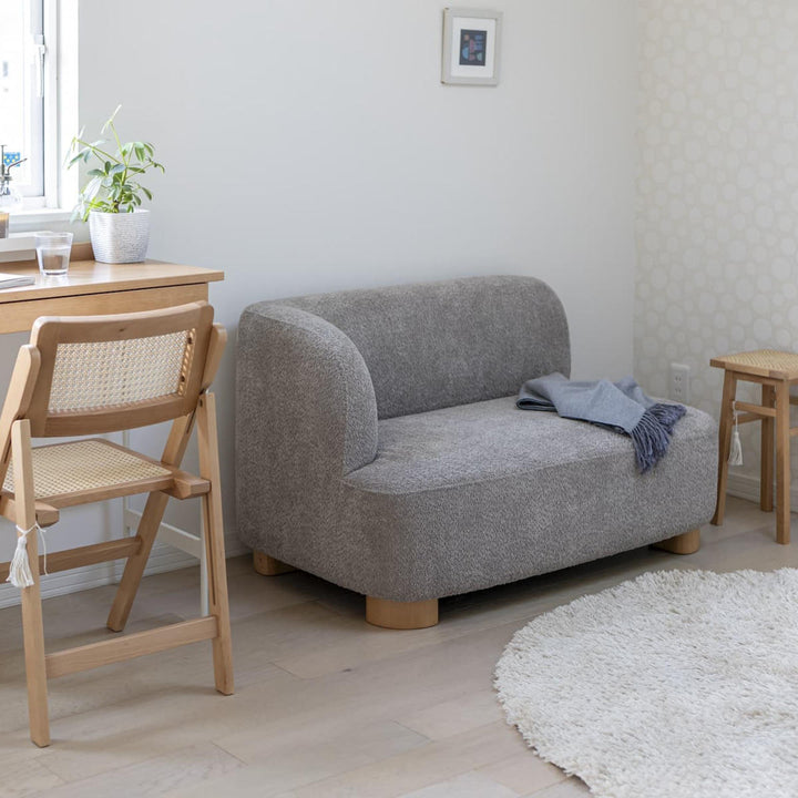 ソファ2人掛け幅115cm右肘タイプコンパクトアームソファアン