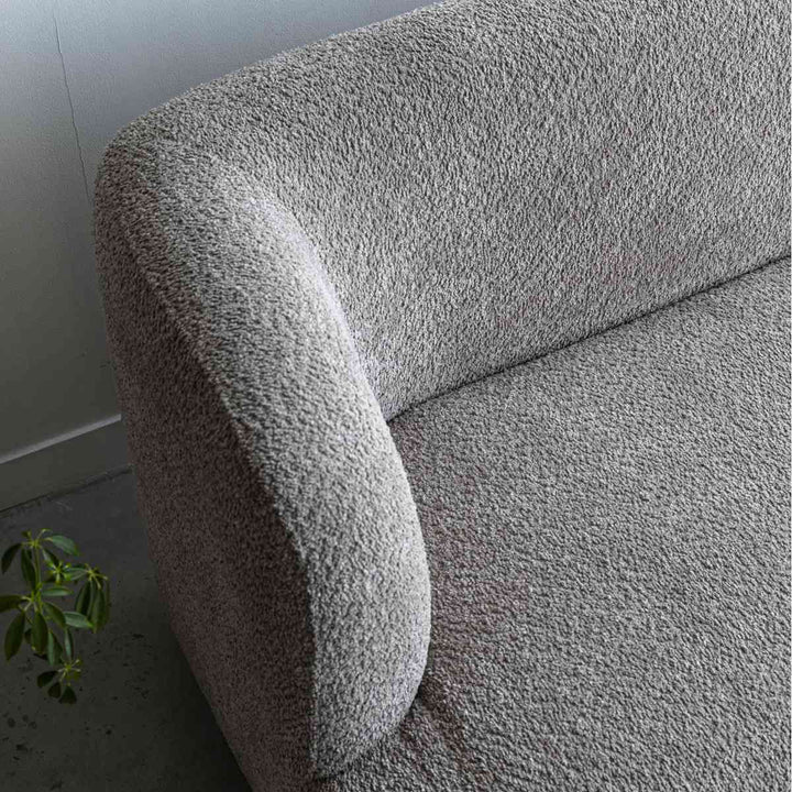 ソファ2人掛け幅115cm右肘タイプコンパクトアームソファアン