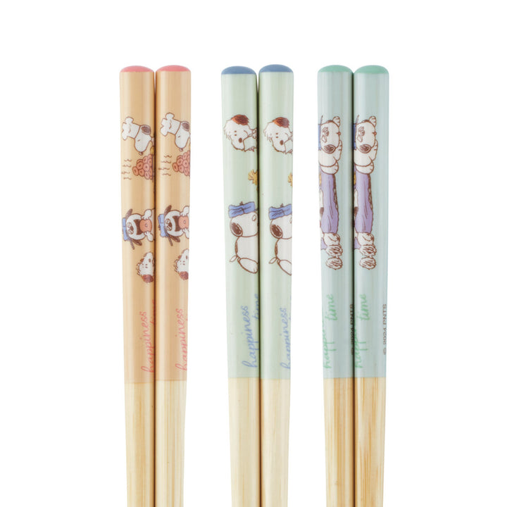 箸16.5cm竹箸スヌーピーブラザーズ3膳入