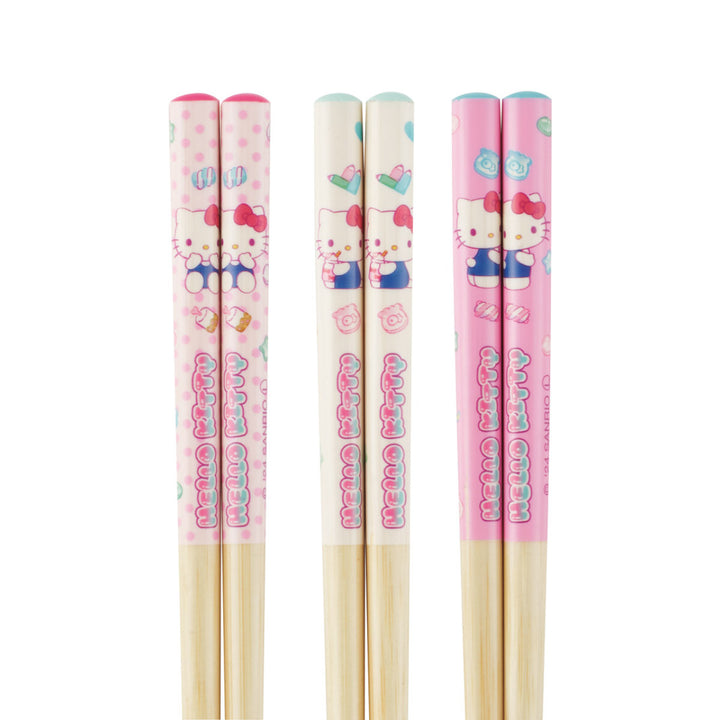 箸16.5cm竹箸キティクロミシナモロールマシュグミ3膳入