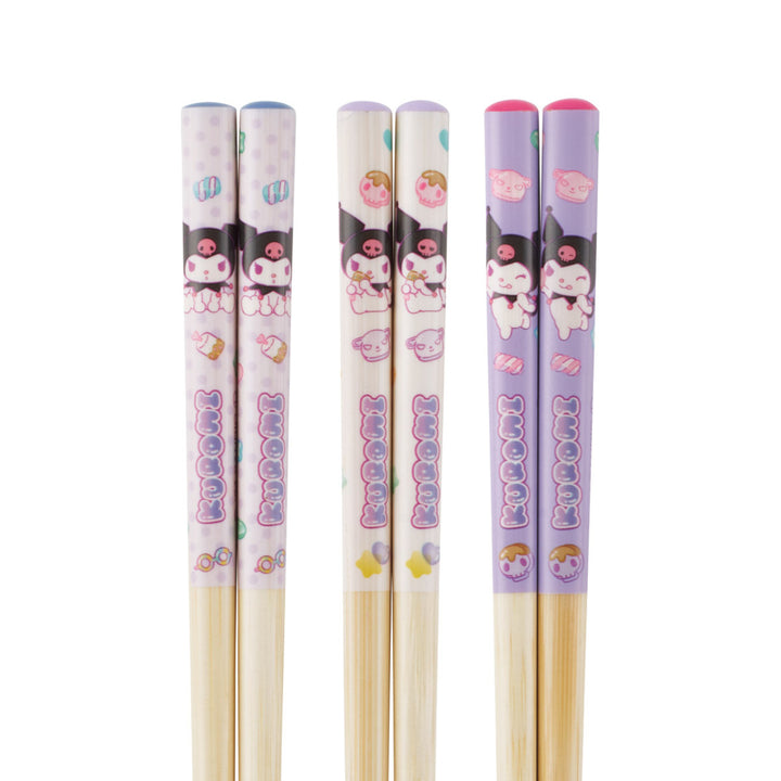 箸16.5cm竹箸キティクロミシナモロールマシュグミ3膳入