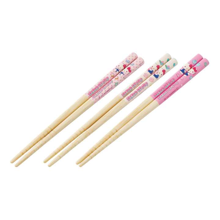 箸16.5cm竹箸キティクロミシナモロールマシュグミ3膳入