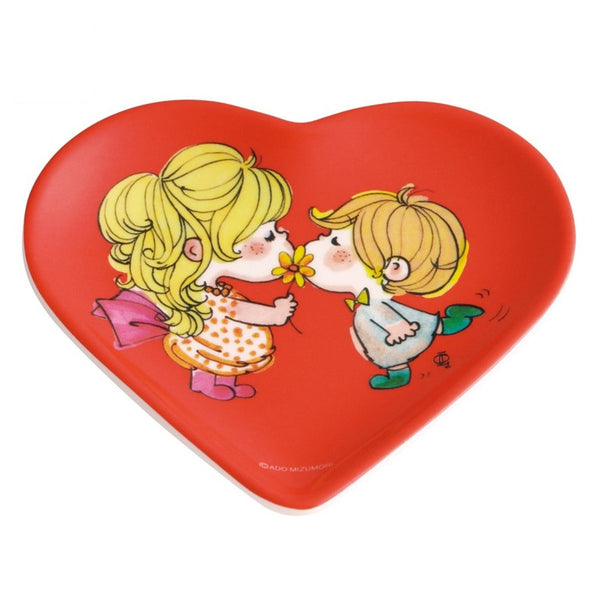 プレートメラミンミニプレートハート水森亜土