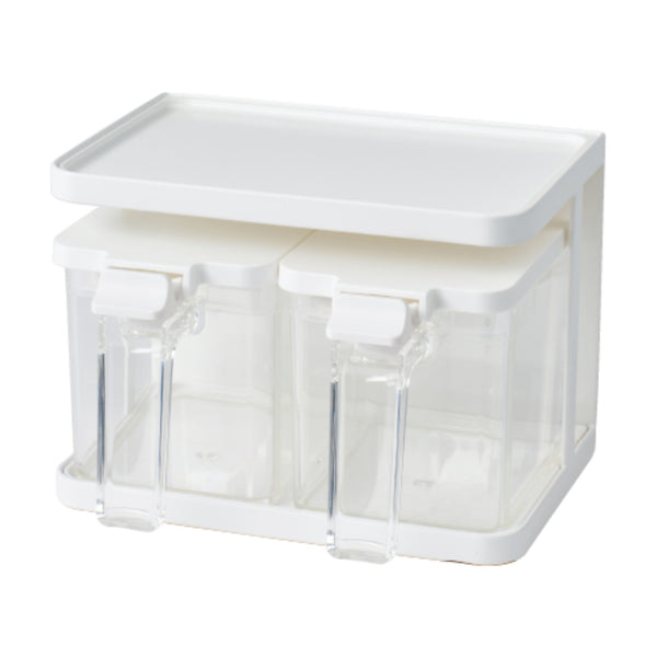 調味料ポット700ml2点セットマグネットラック付きフォルマR