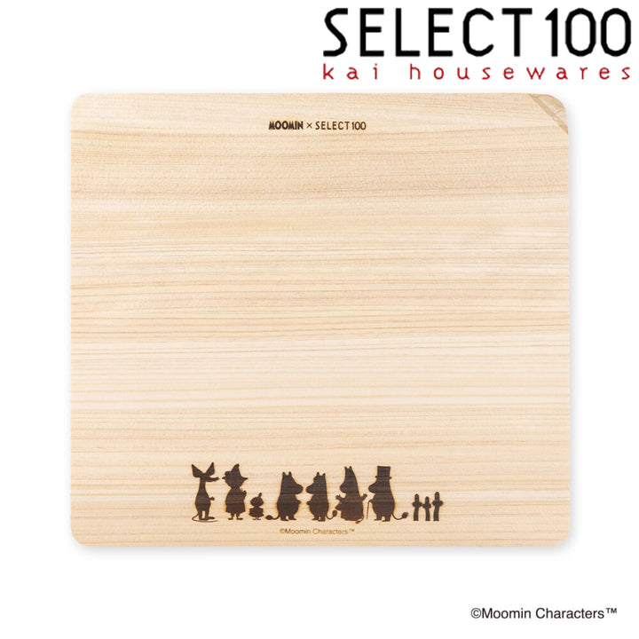 まな板23×21cmSELECT100×ムーミンひのき製日本製