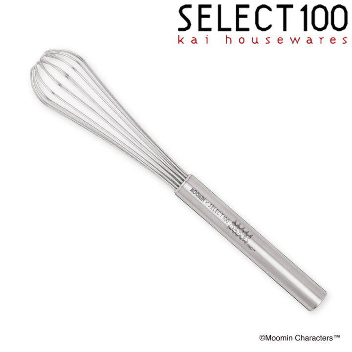 泡だて器ミニSELECT100×ムーミン食洗機対応ステンレス製貝印スリムウィスク