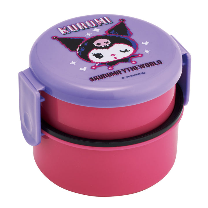 弁当箱2段500ml抗菌丸型ランチBOX2段クロミワールド