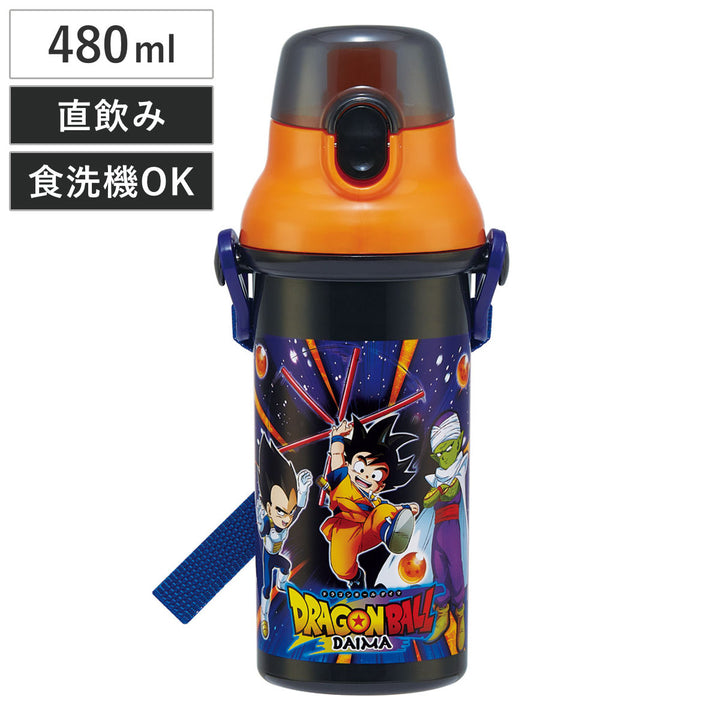 水筒 480ml 抗菌直飲プラボトル ドラゴンボールダイマ – ハウジー