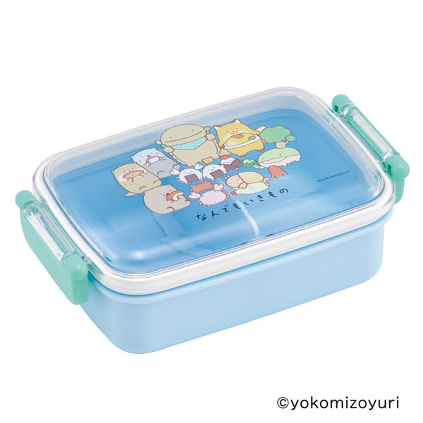 弁当箱1段450ml抗菌ふわっとタイトランチなんでもいきもの