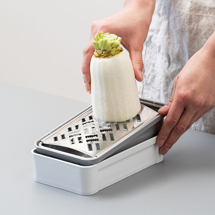 しゃきふわ大根おろし器水切り付き日本製おろし金サンクラフト