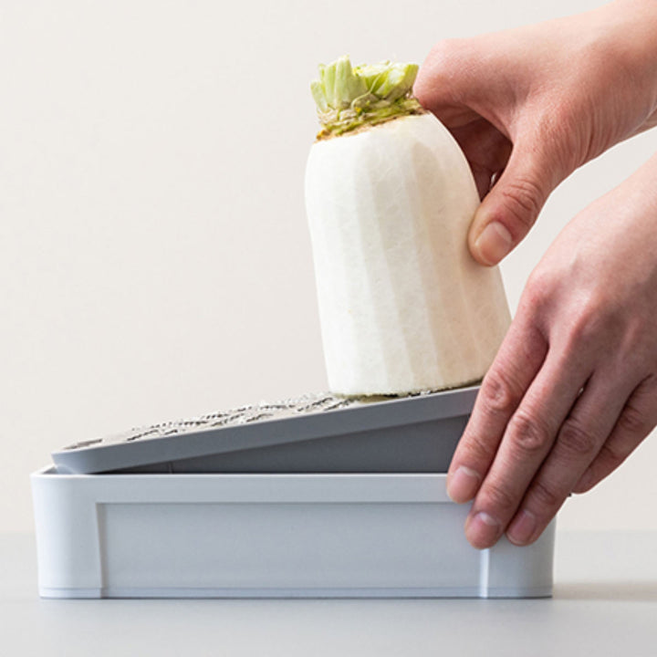 しゃきふわ大根おろし器水切り付き日本製おろし金サンクラフト