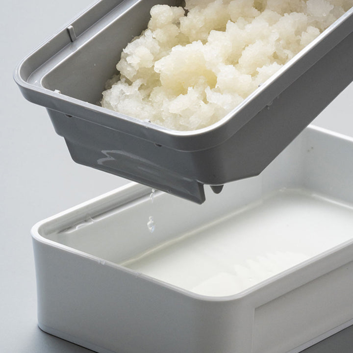 しゃきふわ大根おろし器水切り付き日本製おろし金サンクラフト