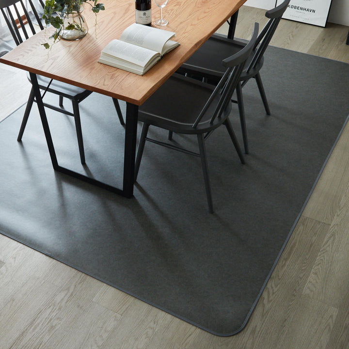 クッションフロアダイニングラグ100×240cm大理石タイル