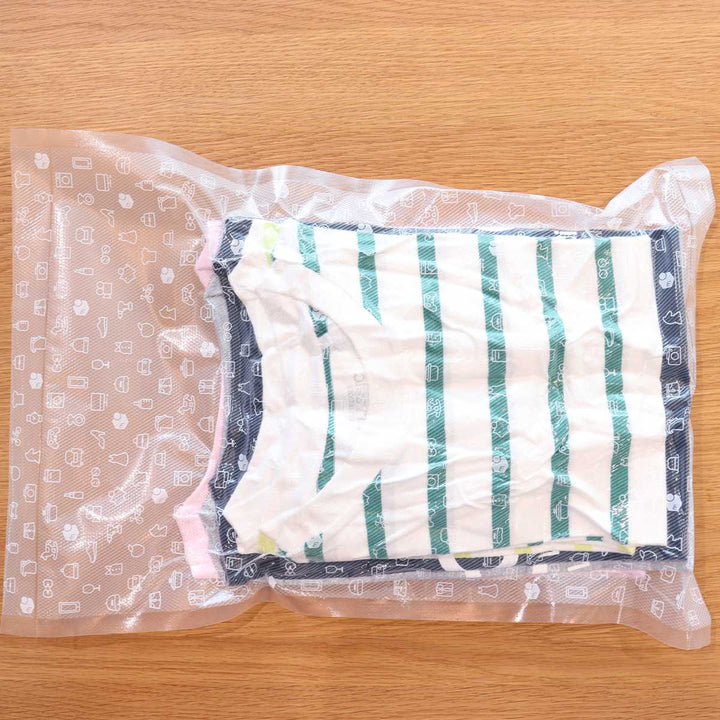 圧縮袋衣類圧縮用ロールフィルムメルカリ梱包