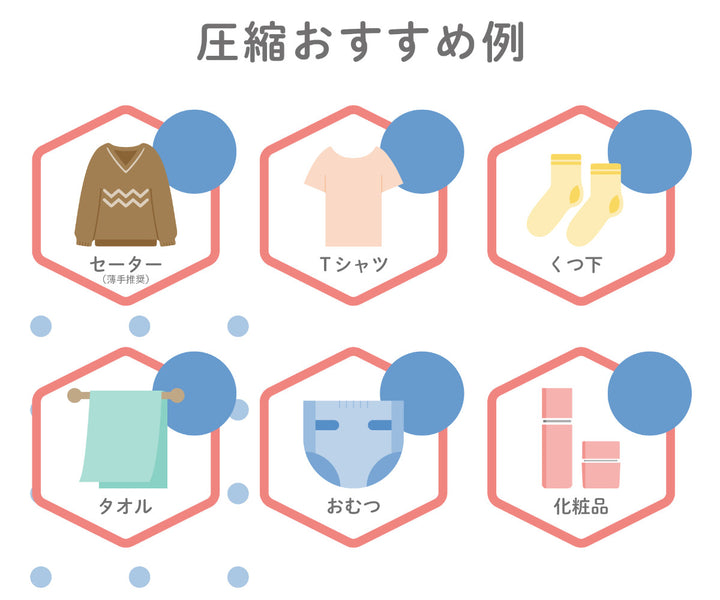 圧縮袋衣類圧縮用ロールフィルムメルカリ梱包