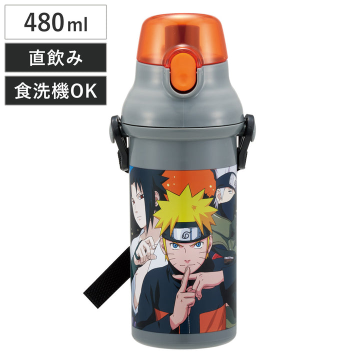 水筒480ml抗菌直飲プラボトルNARUTO