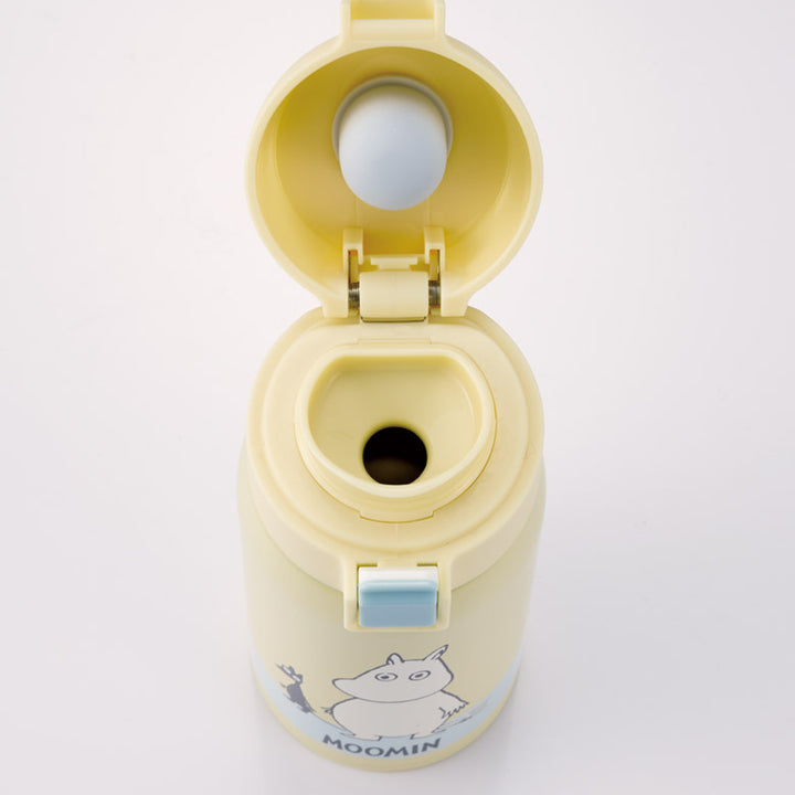 水筒350mlステンレスワンタッチボトルムーミンライトカラー