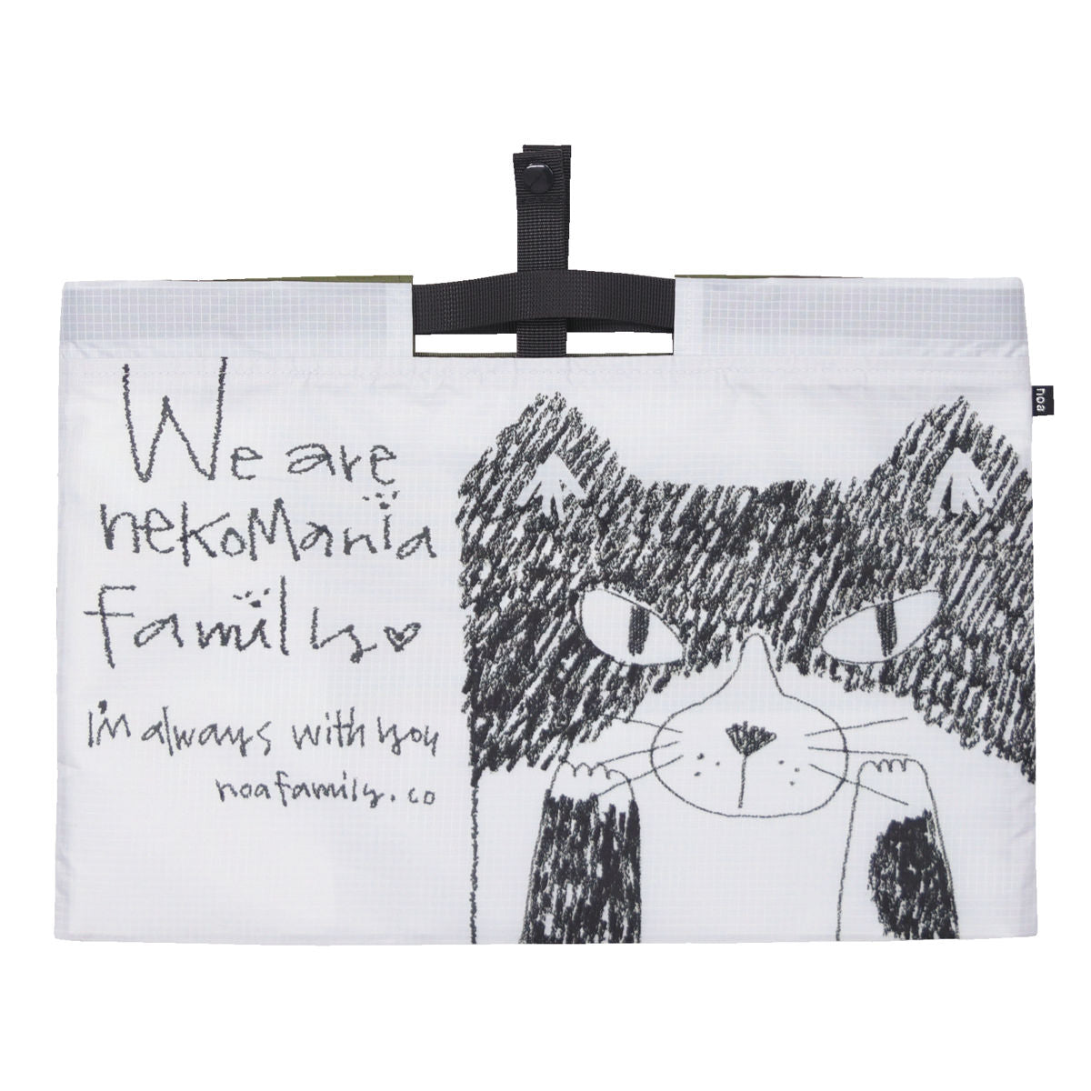 エコバッグ リップエコバッグ ネコ 折りたたみ マチあり – ハウジー