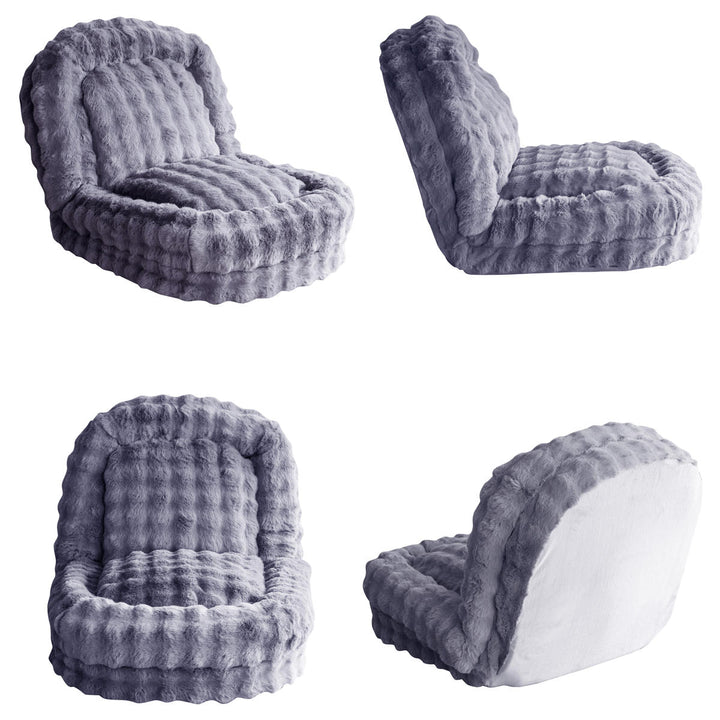 座椅子1人用大判サイズ3wayリクライニング18段階ふわとろソファベッドFoure