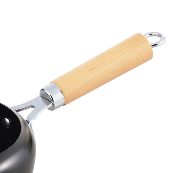 片手天ぷら鍋20cmIH対応蓋付きラルス油はねしにくい揚げ鍋