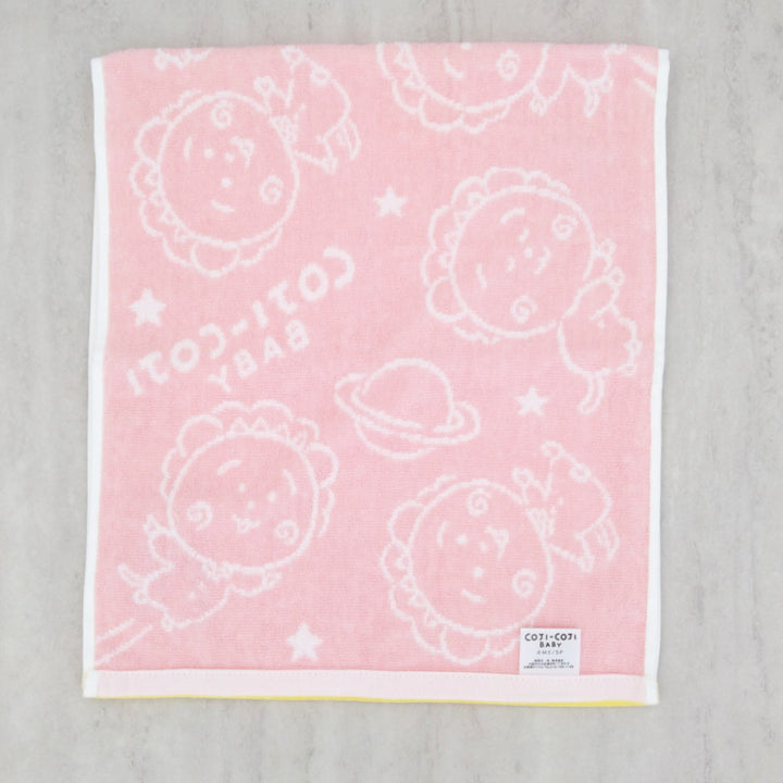 フェイスタオル絵本キャラクター無撚糸34×80cm