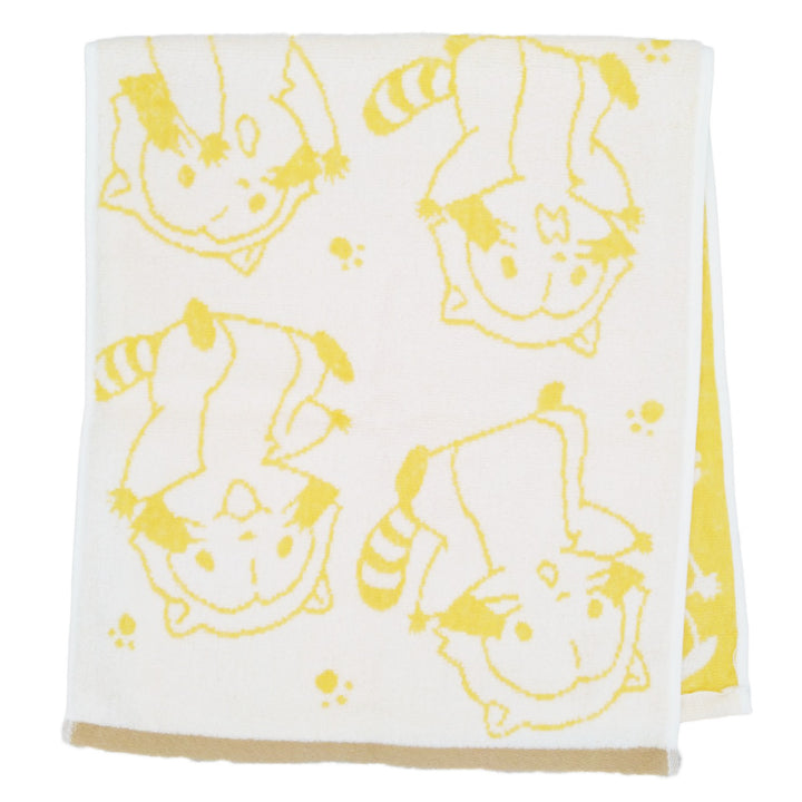 フェイスタオル絵本キャラクター無撚糸34×80cm