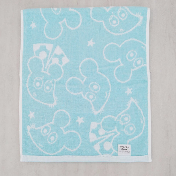 フェイスタオル絵本キャラクター無撚糸34×80cm