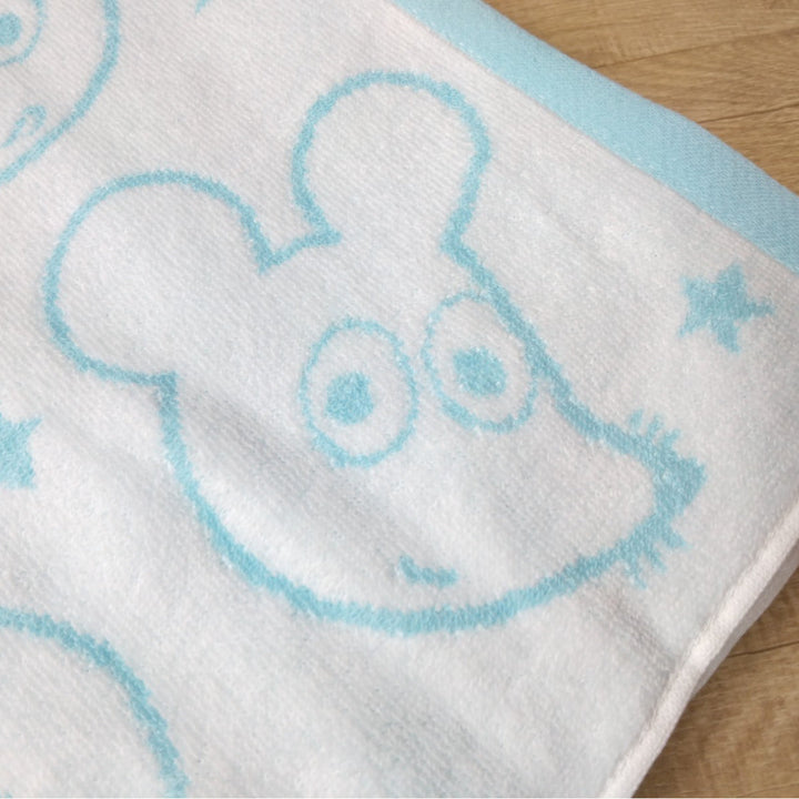 ハンドタオル絵本キャラクター無撚糸34×35cm