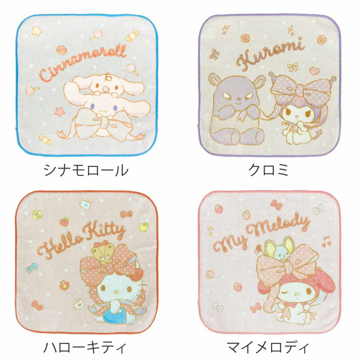 タオルサンリオビッグリボンミニタオル20×20cm